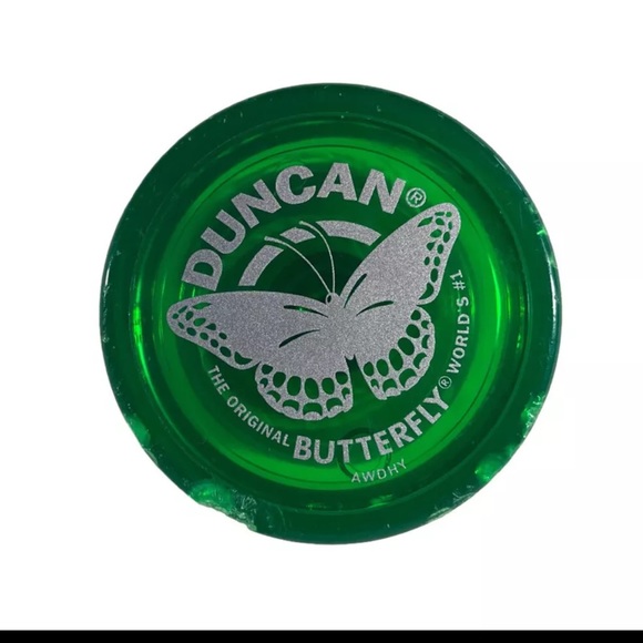 Duncan Butterfly Yo-Yo Green AWDHY Toy Beginner Yoyo with String - Picture 1 of 5